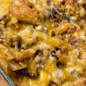 TACO PASTA CASSEROLE: A DELICIOUS FUSION OF TWO FAVORITES!