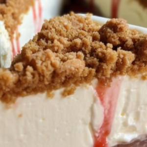 This recipe is called ‘Double Crust Cheesecake.’ Once you taste it, you won’t ever want to make any other cheesecake again