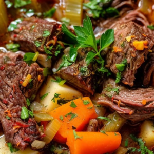 Out of dinner ideas? This slow cooker beef and gnocchi soup is all you need