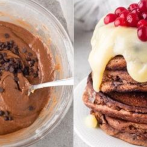 Brownie Batter Pancakes: the best recipe for a decadent breakfast treat