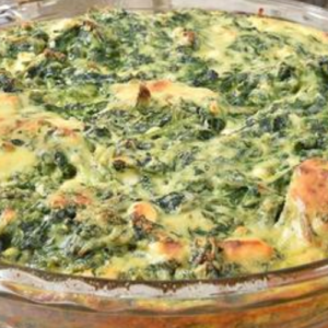 Crustless Spinach Quiche: the quick and easy quiche recipe