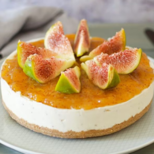 Fig cheesecake: the fresh and delicious recipe without cooking or gelatin