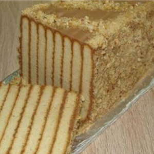 “Zebra” no-bake cake – it’s easy to prepare, quick to eat and looks impressive