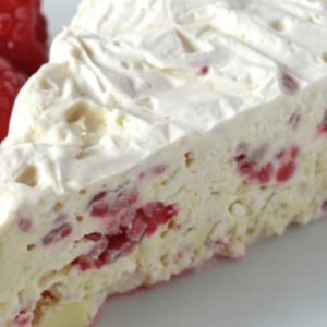 Raspberry Cream Cheese Ice Cream Cake – wonderfully refreshing!