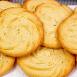 Rose Butter Cookies – They literally melt in your mouth!