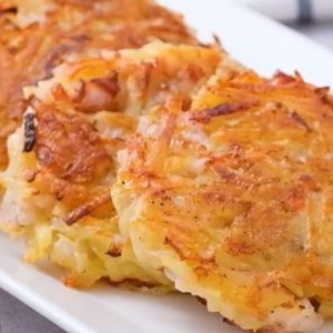 Potato rosti fritters: a unique idea for a super tasty dinner!