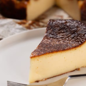 Basque Burnt Cheesecake: a delicious cheesecake recipe