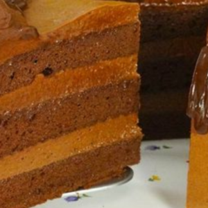 Chocolate sponge cake and buttercream: you have to try it