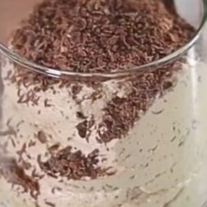Creamy coffee and chocolate: the simple and creamy dessert