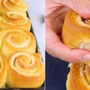 The little brioche buns: so soft and fragrant that we can’t wait to eat them!