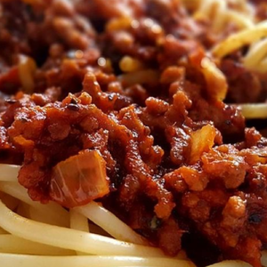 The real Bolognese sauce