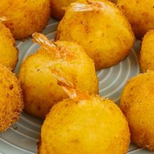 Shrimp potato balls: super crunchy and delicious!