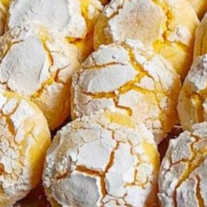 Lemon crinkle cookies: the recipe fort some simple and fragrant treats