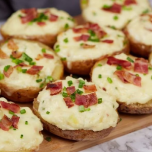 Twice-Baked Potatoes: the effortless, tasty side dish to enjoy at any occasion