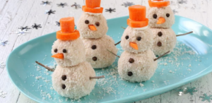 Salted snowmen: the recipe for a fun and tasty appetizer