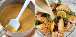 Turkey Gravy: the delicious Thanksgiving recipe using pan drippings