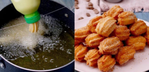 Mini churros in the bottle: quick and easy!