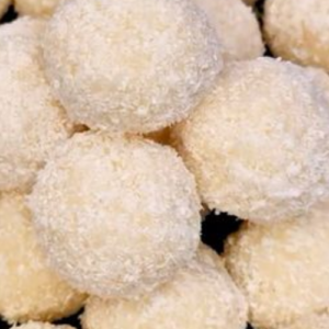 Coconut and almond pralines: amazing and tasty no bake dessert