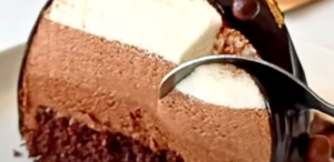 Christmas log with 3 chocolates: delicious and simple to prepare