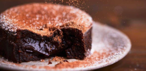 Chocolate fondant by Cyril Lignac