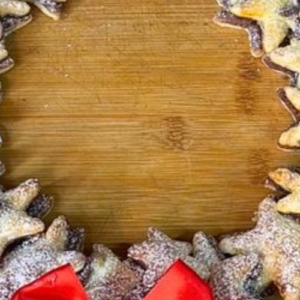Puff pastry garland: the recipe for a delicious Christmas dessert with hazelnut cream