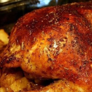 BAKED CHICKEN STUFFED WITH APPLES