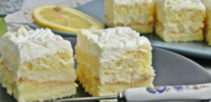 The richest creamy lemon cake that you can prepare in just a few minutes