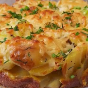 Unique and different potato omelet!