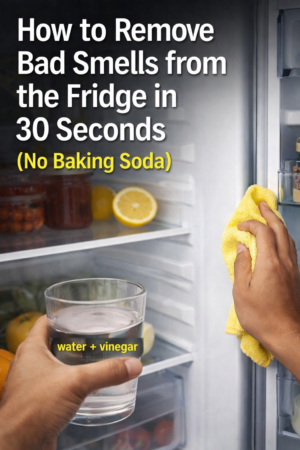 How to Remove Bad Smells from the Fridge in 30 Seconds (No Baking Soda)