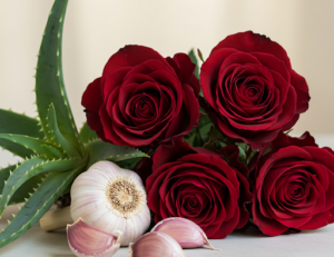 Garlic and Aloe Vera Rooting Water Grow Roses Quickly with Just One Cup