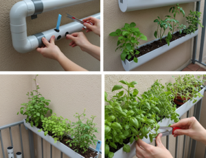 Incredible DIY Vertical Gardens Using Plastic Pipes Perfect for Small Gardens and Balconies