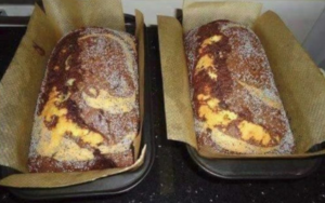 Fluffy Marble Cake Recipe with 4 Eggs and the Rule of 8 Spoons