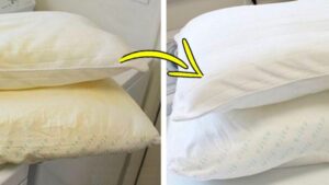 How to Whiten Yellowed and Stained Pillows Without Detergent: This is the Secret