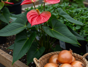 How to Boost Your Anthuriums: More Flowers and Roots Thanks to Onion Slices