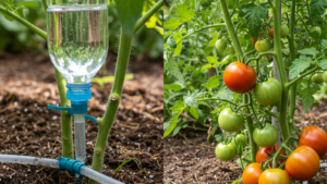 Simple Irrigation System Using Plastic Bottles – Perfect for Watering Plants!
