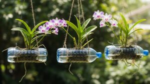 How to Grow Orchids Suspended in Plastic Bottles – An Aerial Garden Without Soil or Frequent Watering