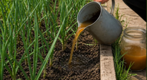 🌟 1 Tablespoon per Bucket – And Your Garlic Will Grow Like Crazy! The Best Spring Feeding for Winter Garlic 🌟